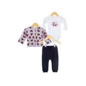 Conjunto Body Manga longa + Calça + Sueter - IAZE Bebê