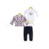 Conjunto Body Manga longa + Calça + Sueter - IAZE Bebê