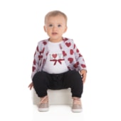 Conjunto Body Manga longa + Calça + Sueter - IAZE Bebê
